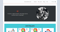 Desktop Screenshot of kavliwashere.com